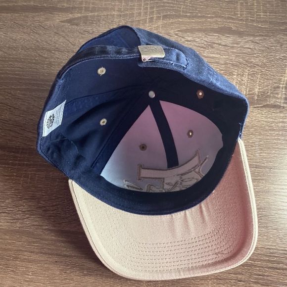 Mens Vintage Texas Motor Speedway SnapBack Blue & Tan - Picture 8 of 9